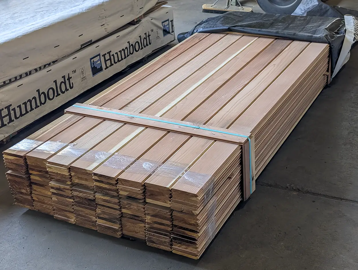 Premium Redwood T&G Redwood Bee & Better Tongue and Grooce Siding